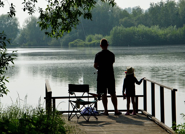fishing family
